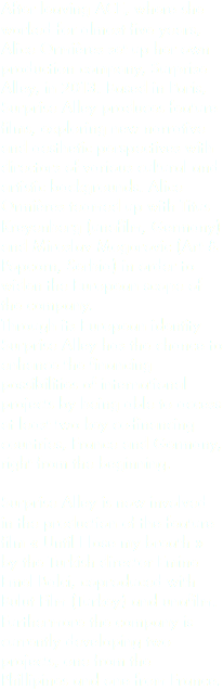 After leaving ACE, where she worked for almost five years, Alice Ormières set up her own production company, Surprise Alley, in 2013. Based in Paris, Surprise Alley produces feature films, exploring new narrative and aesthetic perspectives with directors of various cultural and artistic backgrounds. Alice Ormières teamed up with Titus Kreyenberg (unafilm, Germany) and Miroslav Mogorovic (Art & Popcorn, Serbia) in order to widen the European scope of the company.
Through its European identity Surprise Alley has the chance to enhance the financing possibilities of international projects by being able to access at least two key co-financing countries, France and Germany, right from the beginning. Surprise Alley is now involved in the production of the feature film « Until I lose my breath » by the Turkish director Emine Emel Balci, coproduced with Bulut Film (Turkey) and unafilm. Furthermore the company is currently developing two projects, one from the Phillipines and one from France.
